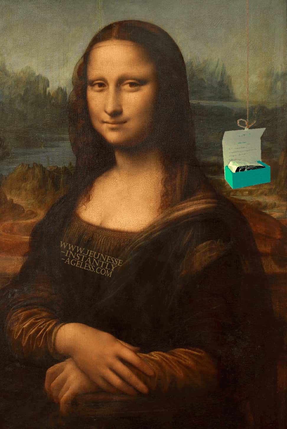 Инстантли Эйджлесс и Мона Лиза. Mona Lisa with Instantly Ageless.
