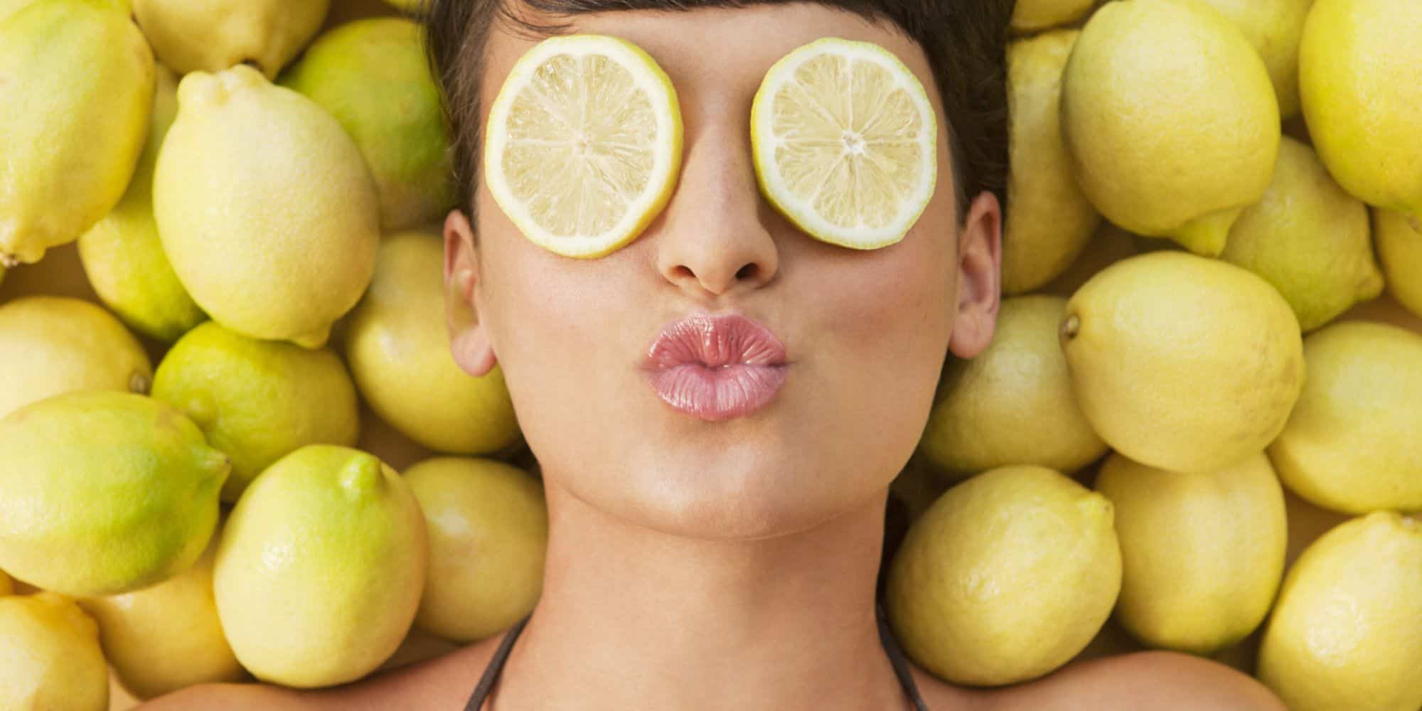 Лимон для лица