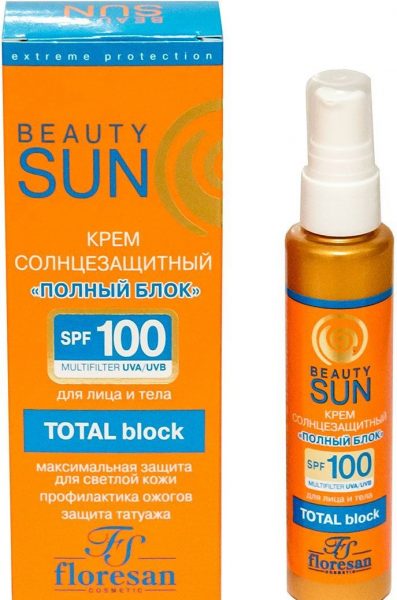 Солнцезащитный крем Beauty Sun «полный блок»