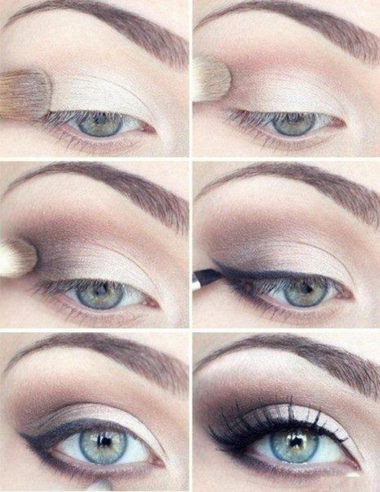 Пошаговая инструкция макияжа для серо-голубых глаз