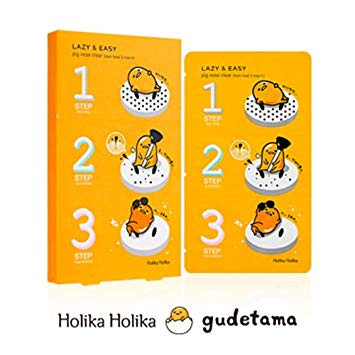 Патчи для носа Holika Holika Lazy&Easy Gudetama Pig-nose Clear Black Head