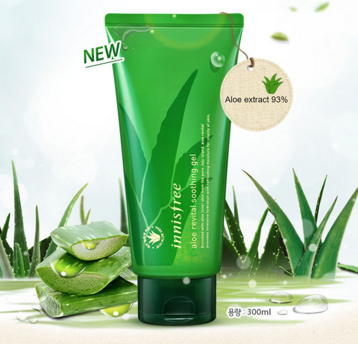 Увлажняющий гель с 93% алоэ Aloe Revital Soothing Gel Innisfree