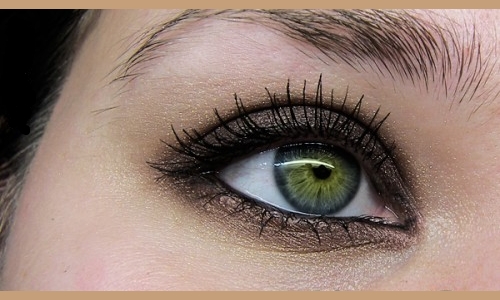 Фото зеленых глаз с макияжем смоки айс