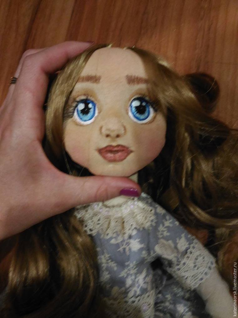 Шьем текстильную куклу с объемным лицом. Часть 1, фото № 44