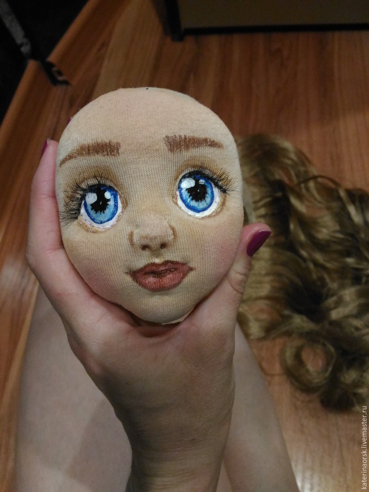 Шьем текстильную куклу с объемным лицом. Часть 1, фото № 45