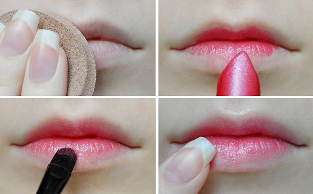 естественный макияж губ