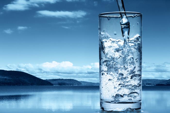 сравнения питьевой воды до и после очистки