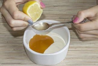 Маска для лица с медом и лимоном