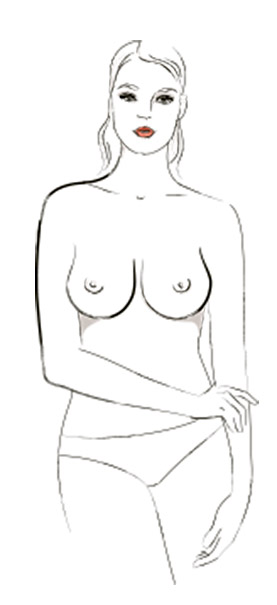 9 типов женской груди - Падающая слеза
