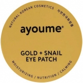 Гидрогелевые патчи для глаз с золотом и улиточным муцином Ayoume Gold + Snail Eye Patch