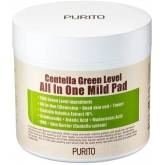 Подушечки для очищения кожи с центеллой Purito Centella Green Level All In One Mild Pad