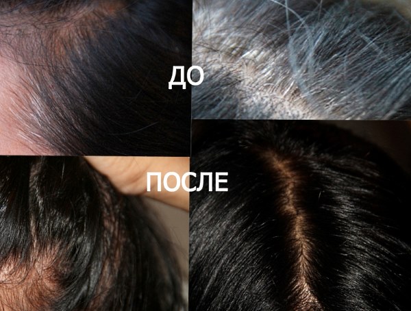 закрашивание седины