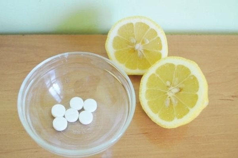 Маска из аспирина и лимона
