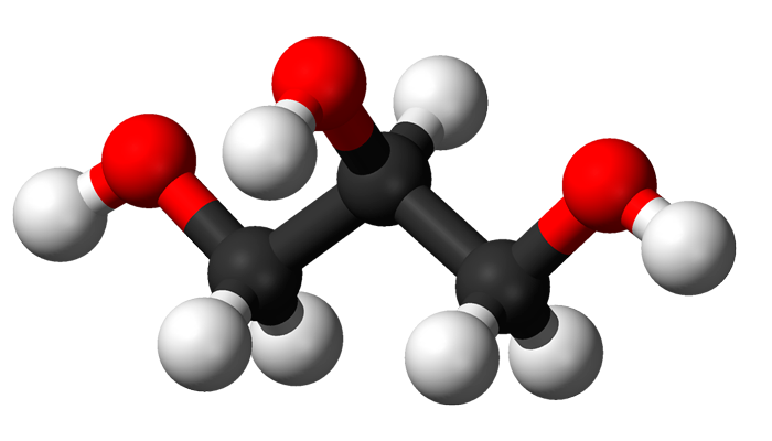 Структурная химическая формула глицерина