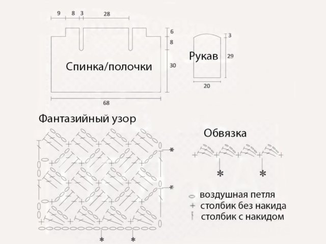 Как связать пальто крючком?