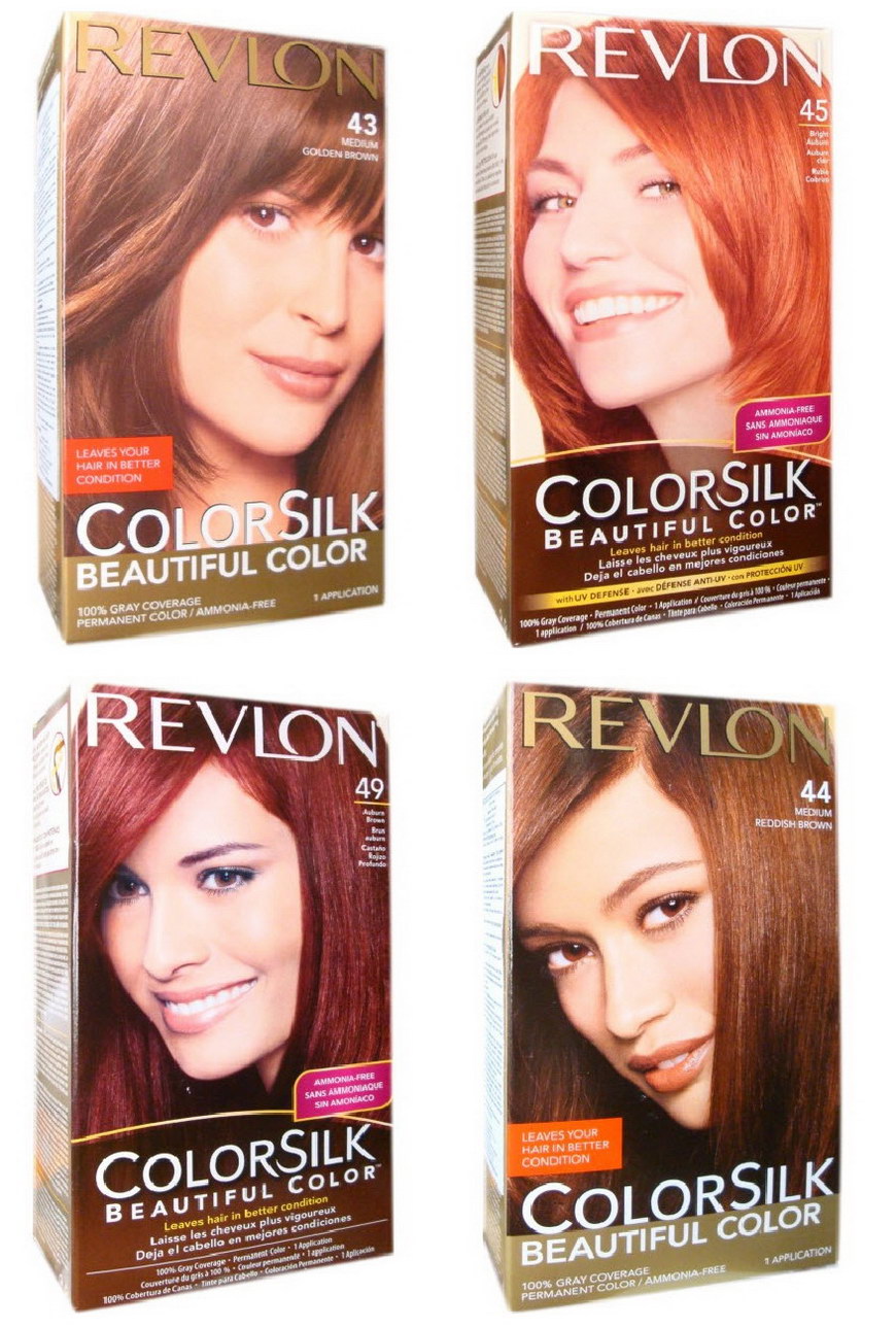 Палитра красок для волос