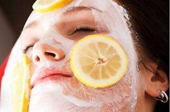Белковая маска для лица с лимоном