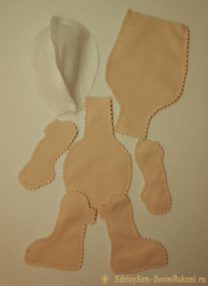 Как сшить текстильную интерьерную куклу