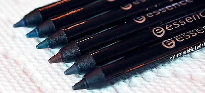водостойкий черный карандаш для глаз