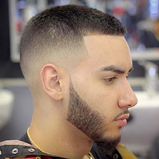 Mens French Crop Fade