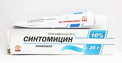 Линимент синтомицина - эффективное средство для коррекции прыщей